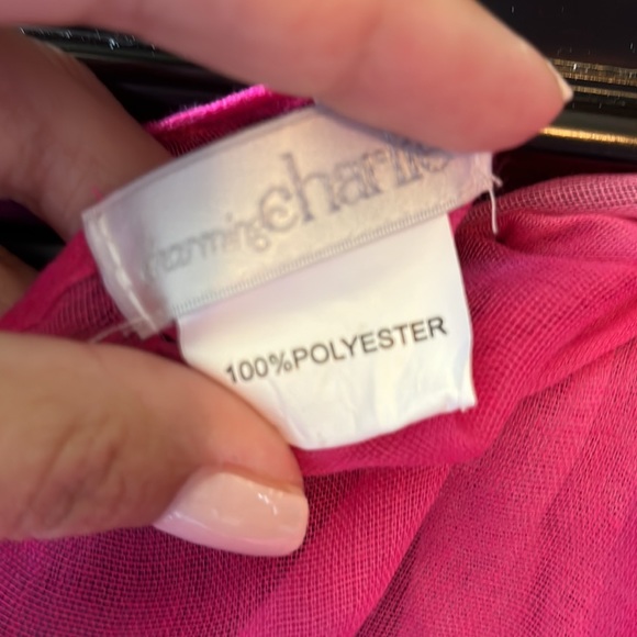 Charming Charlie pink ombré Infiniti scarf - Picture 2 of 3